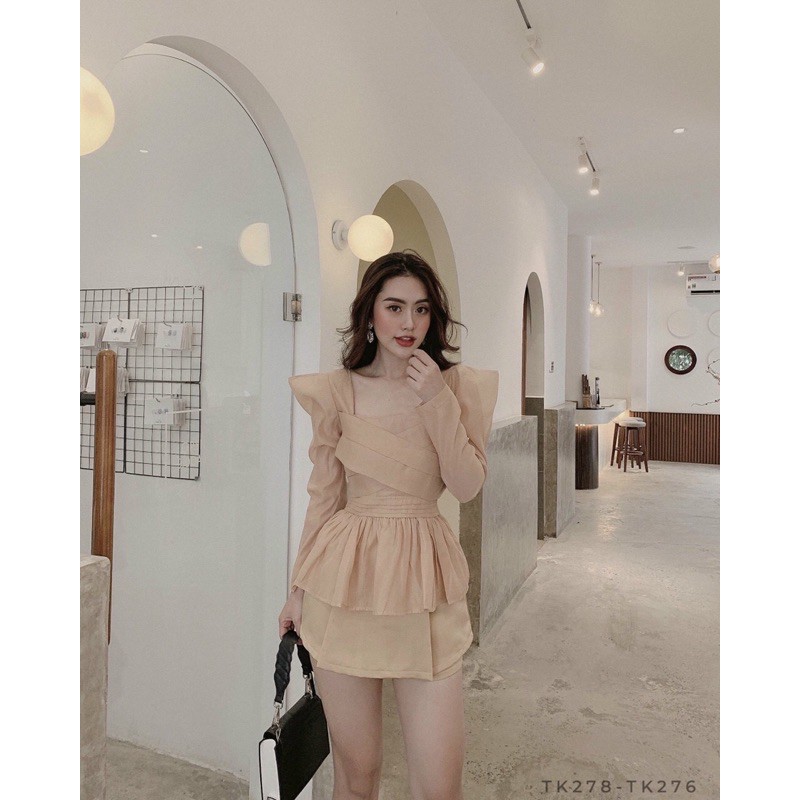 Hàng thiết kế Quần váy 6 nút phi cao cấp