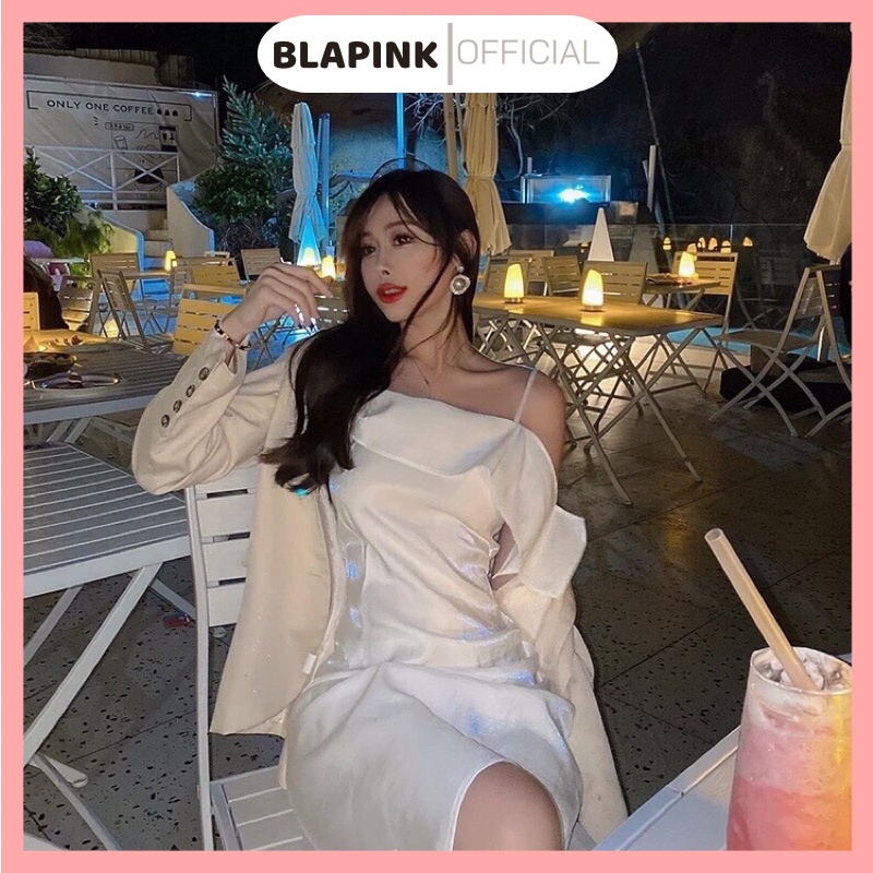 Đầm Body Lanie Dress BlaPink Váy Hai Dây Thiết Kế Dự Tiệc Ôm Body Chuẩn Form T205