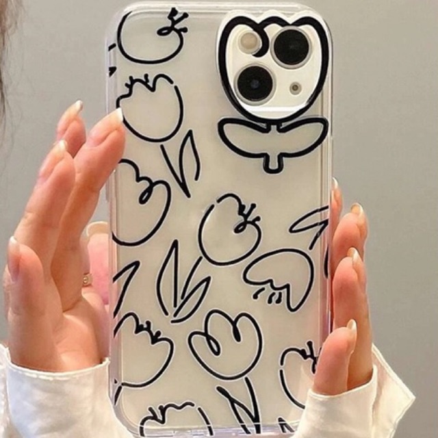Ốp lưng điện thoại hoa nổi cho iphone 6 6p 6sp 7 7p 8 8p X/Xs Xr Xsmax 11 11pro 11promax 12 12pro 13 13pro