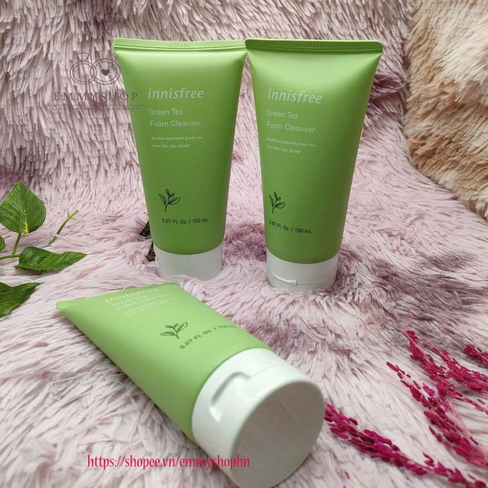 Sữa rửa mặt trà xanh innisfree Green Tea Foam Cleanser 150ml 100ml