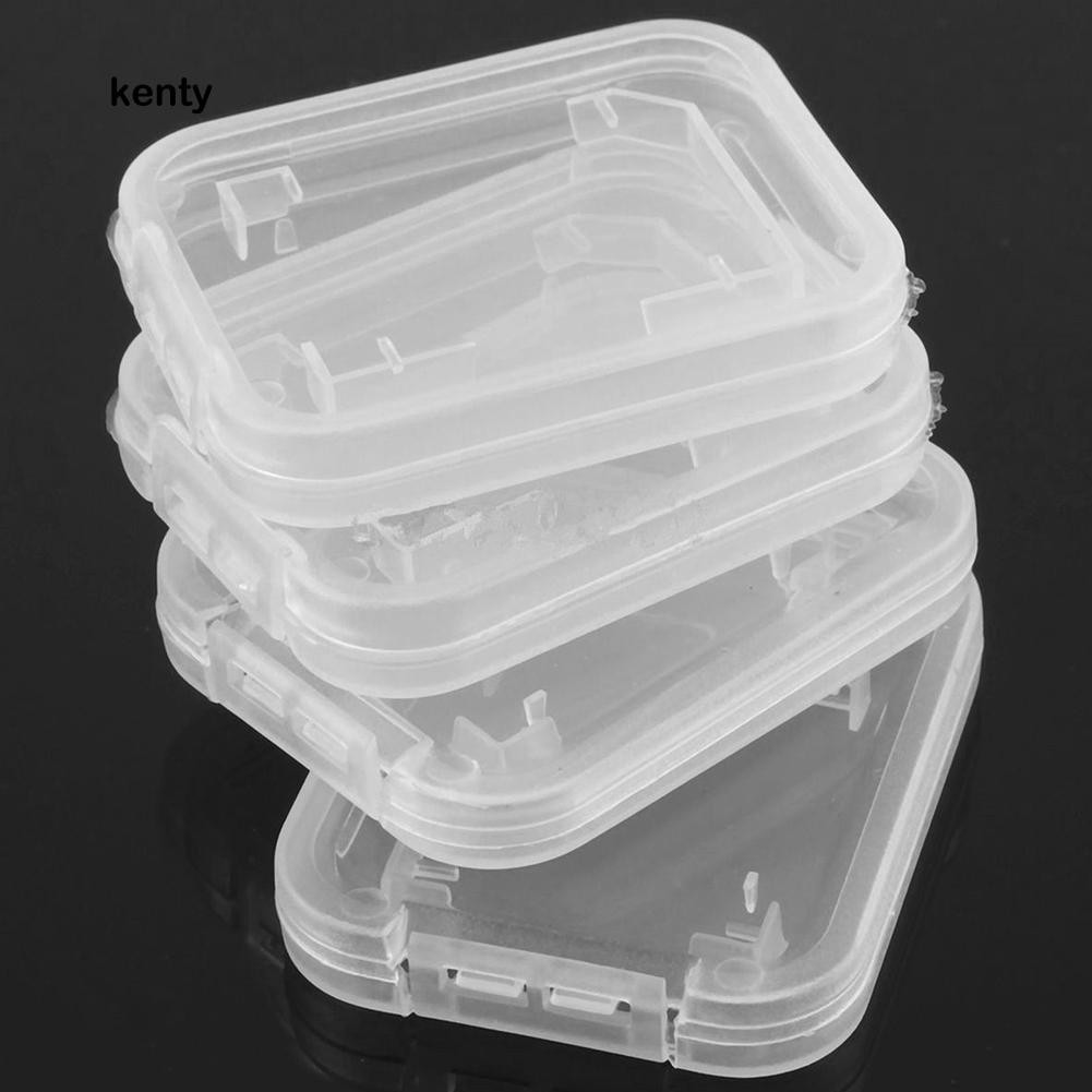 Kt★Set 10 Hộp Nhựa Đựng Thẻ Nhớ SD SDHC Siêu Nhẹ