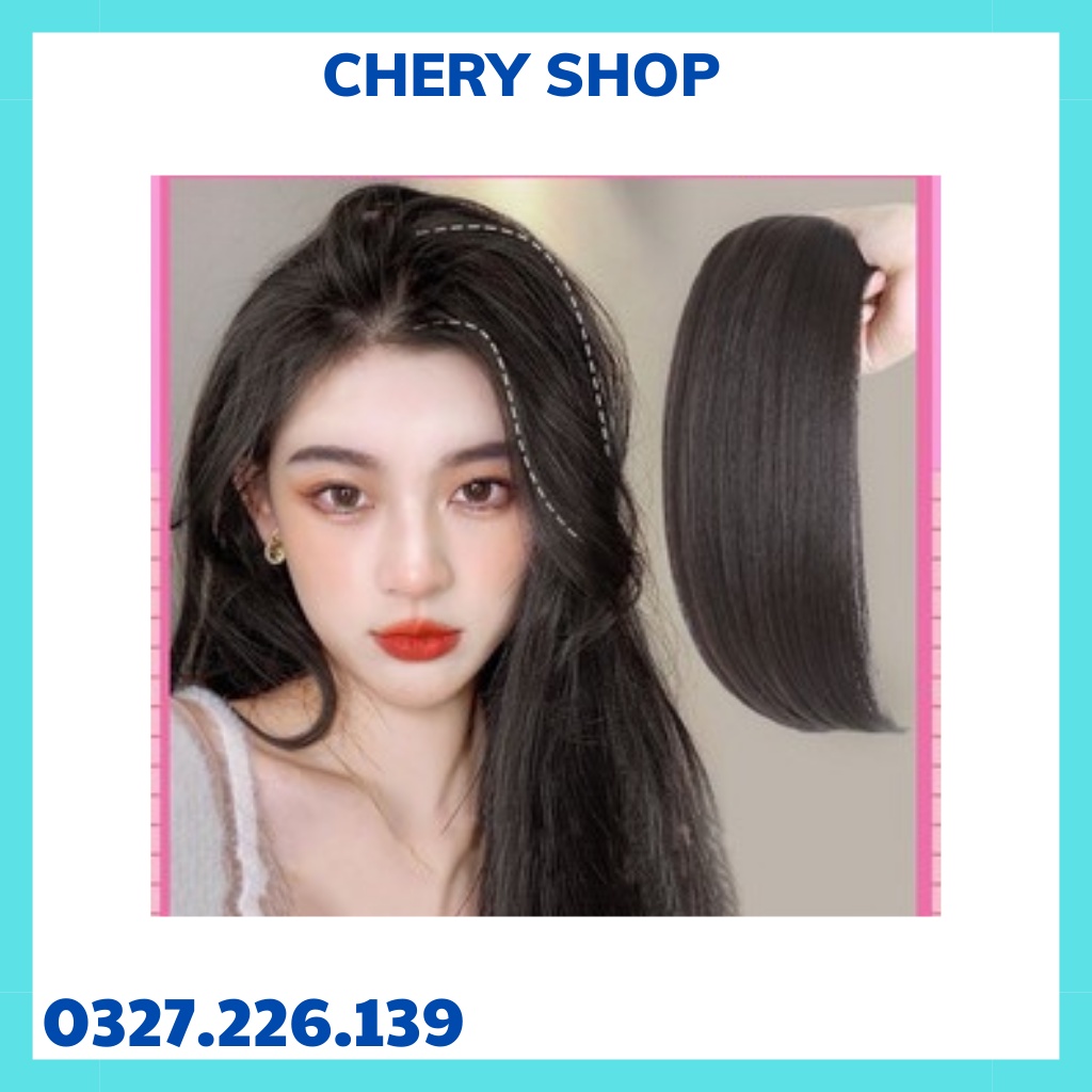 Tóc giả đẹp Cherry shop ,kẹp phồng chân tóc cao cấp phong cách Hàn Quốc TG13