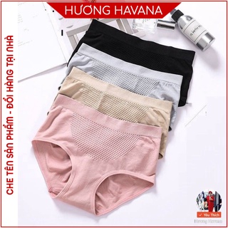 Quần lót nữ Havana kháng khuẩn cạp thấp nâng mông - mỗi quần 1 túi zip sang trọng, FLQ02