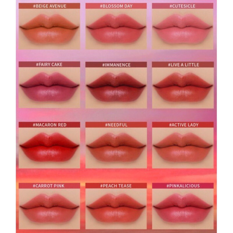 Son kem 3ce Cloud Lip Tint