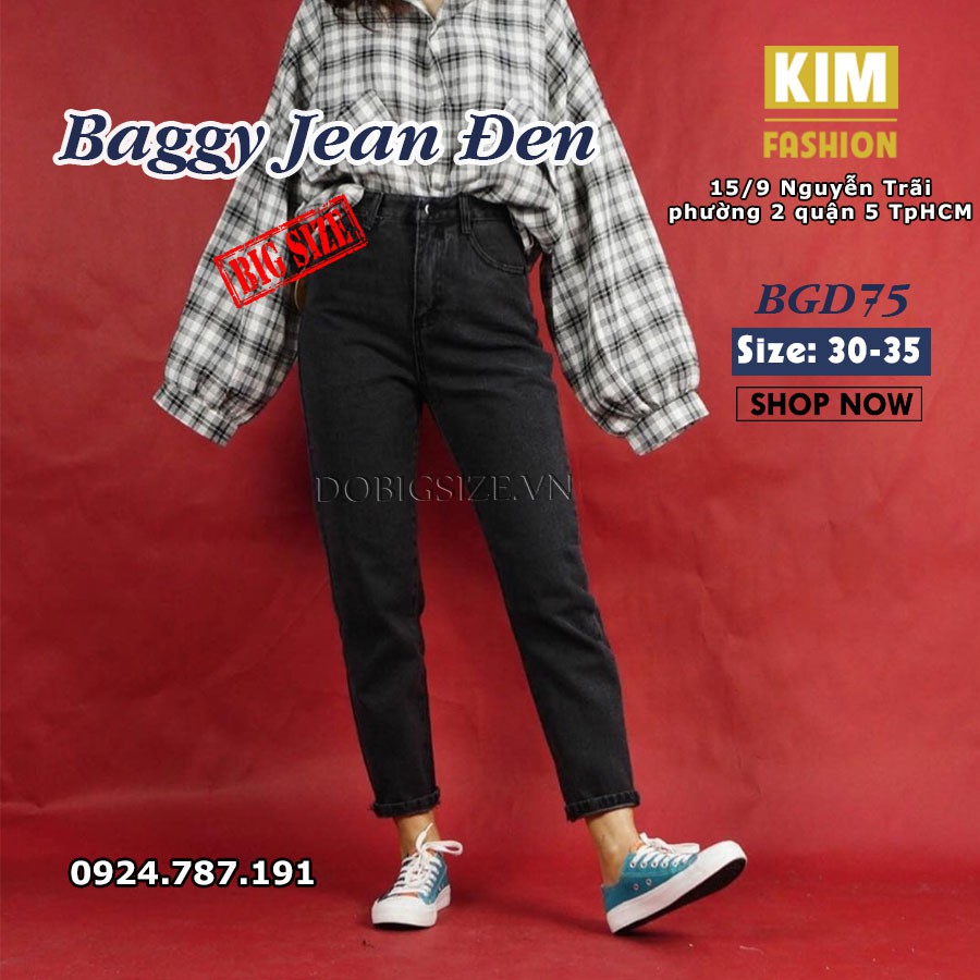 Quần baggy bigsize kimfashion,quần ulzzang form rộng BGD75-7 60-80kg