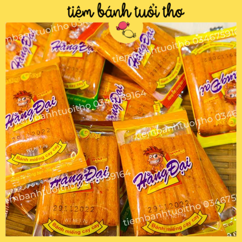 Snack Que Cay Ăn Vặt Bim Bim Bò Miếng Cay Cay Hằng Đại
