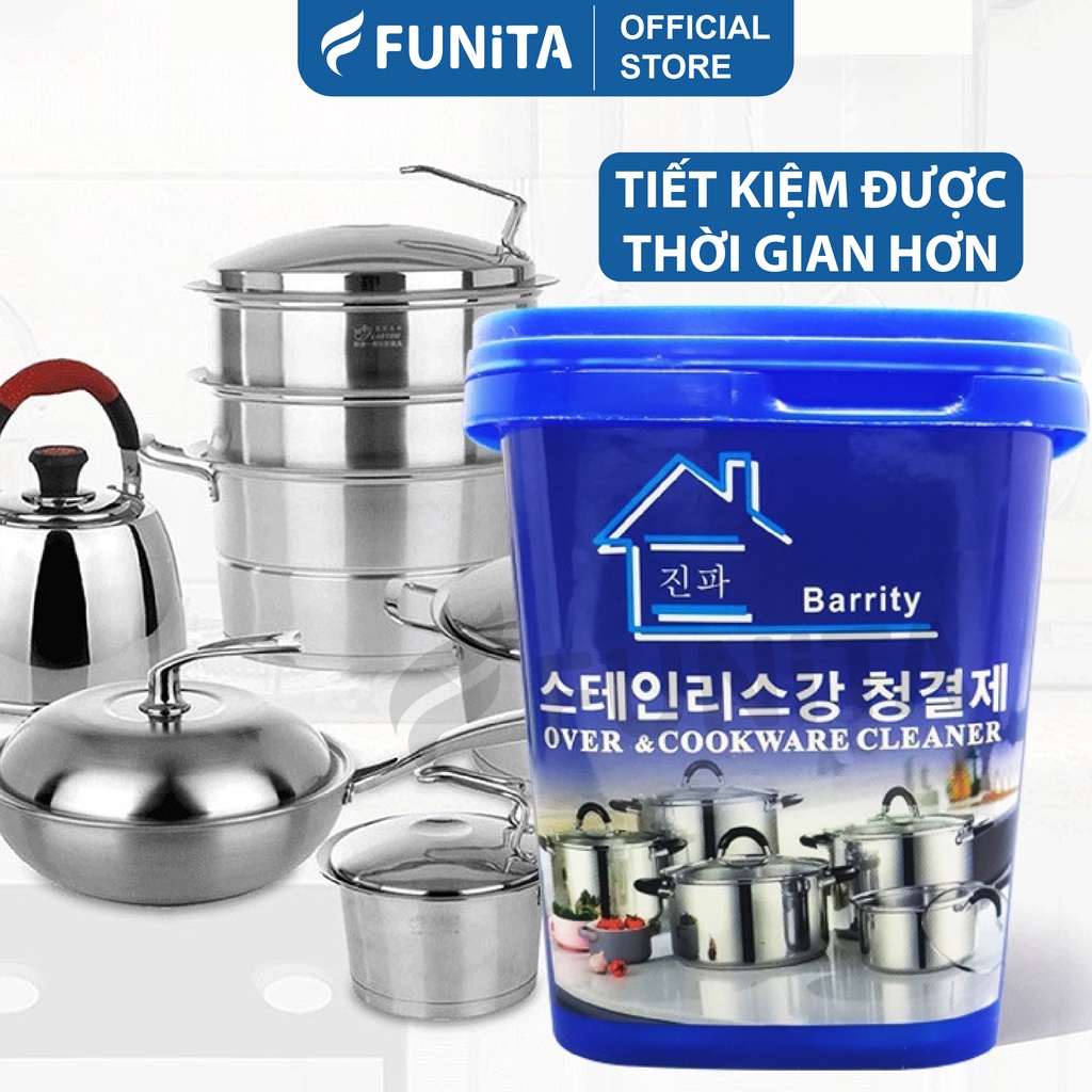Kem Tẩy Rửa Đa Năng, Bột Làm Sạch FUNITA, Tiêu Chuẩn Hàn Quốc, Đánh Bay Các Vết Bẩn Cứng Đầu