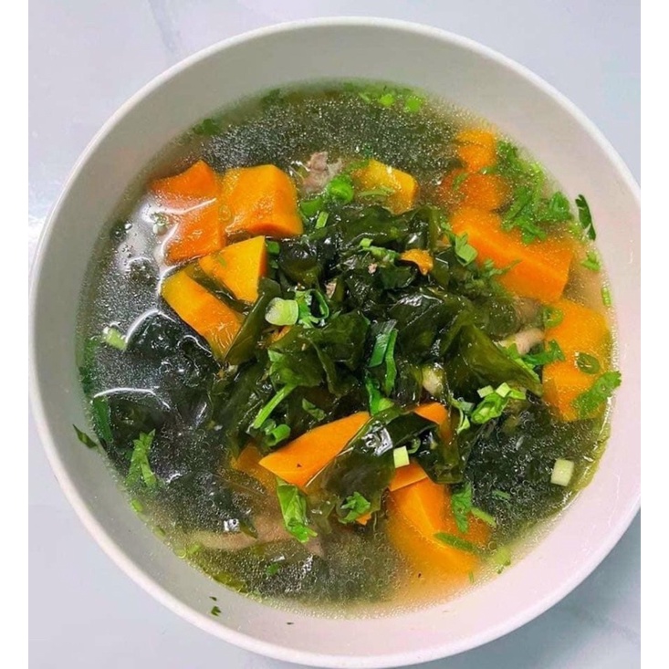 500gr Rong Xà Lách Tự Nhiên Sấy Lạnh Giữ Được 98% Chất Diệp Lục