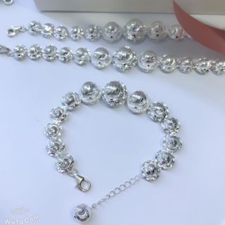 Lắc tay nữ bạc ý xi bạch kim