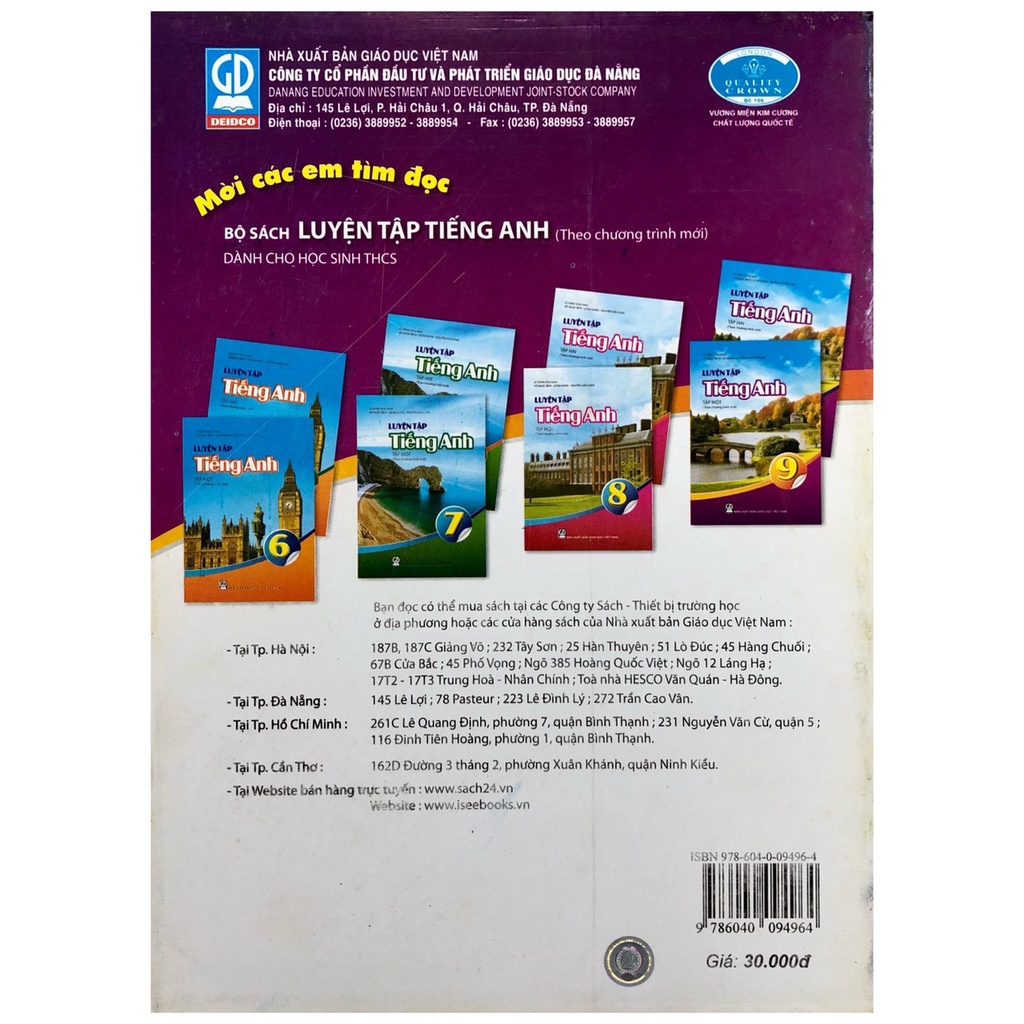 Sách - Luyện tập Tiếng Anh lớp 9 tập 2