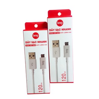 DÂY SẠC BAGI MICRO USB MB120 1.2M
