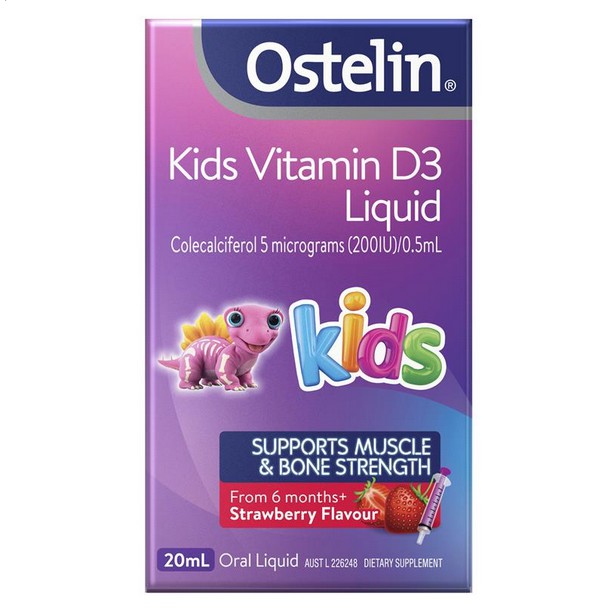 Ostelin Vitamin D3 Liquid/Drops cho bé