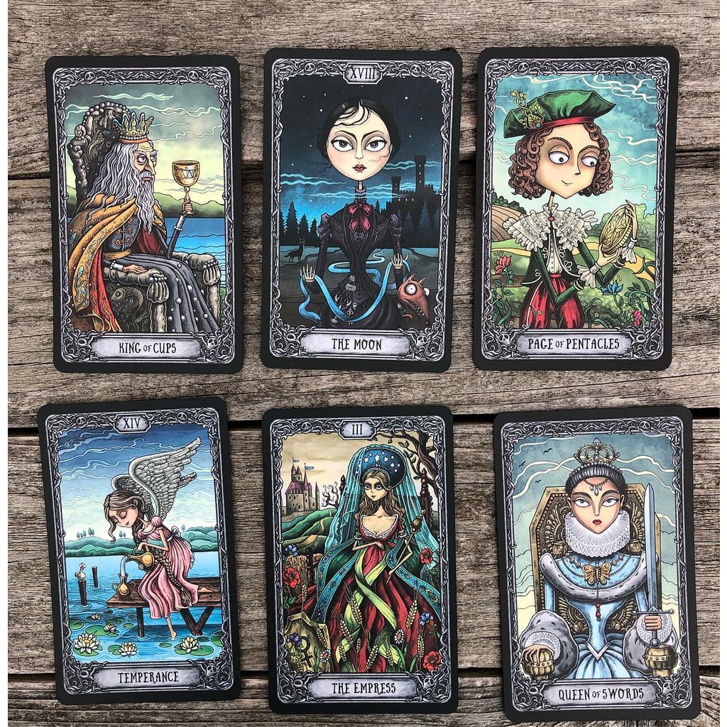 Bài Dark Mansion Tarot 4th Edition Gold Brown