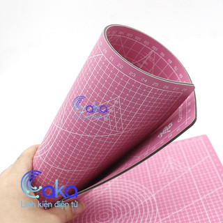 Bảng kê cắt tự liền Cutting A3 45x30cm rạch Washi Tape làm đồ Handmade DIY, bìa