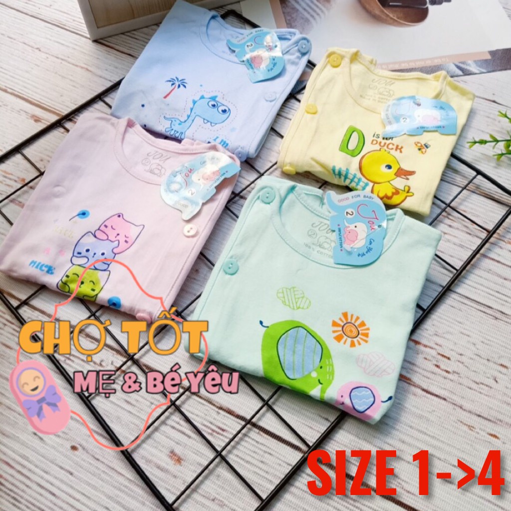 Áo Sơ Sinh Tay Dài Bác Sĩ Jou_LOẠI JOU MÀU