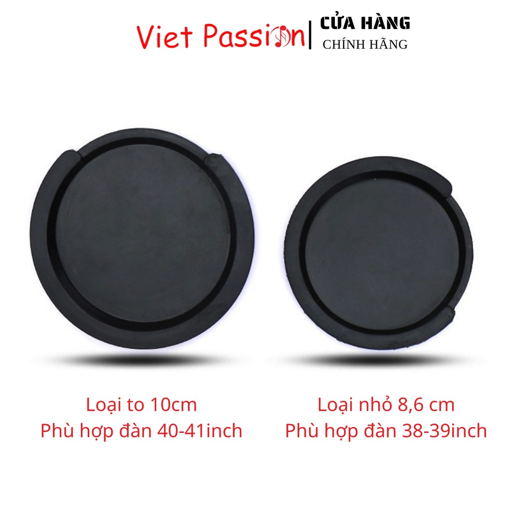 Miếng chống hú đàn guitar khi chơi dùng EQ chất liệu silicon đen vietpassion