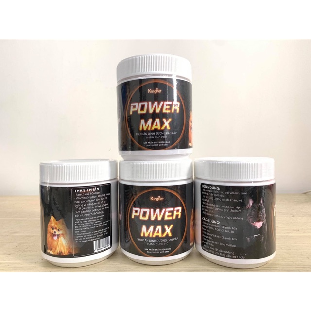 Bột Dinh Dưỡng dành cho chó kén ăn Power Max