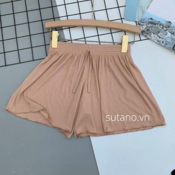 Quần short thun lạnh cạp chun - sooc mặc nhà mùa hè, Quần ngủ vải cotton mịn mát co giãn q604 Nội y xanh nội y xanh | WebRaoVat - webraovat.net.vn