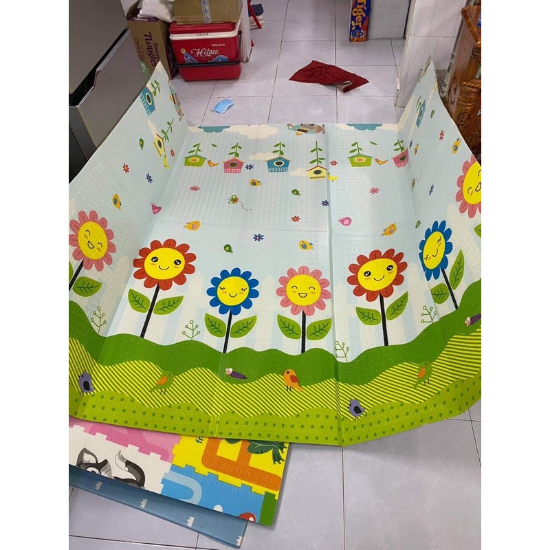 Thảm xốp PE chống thấm nước 2 mặt dành cho trẻ em 1,8x2m giao màu ngẫu nhiên | BigBuy360 - bigbuy360.vn
