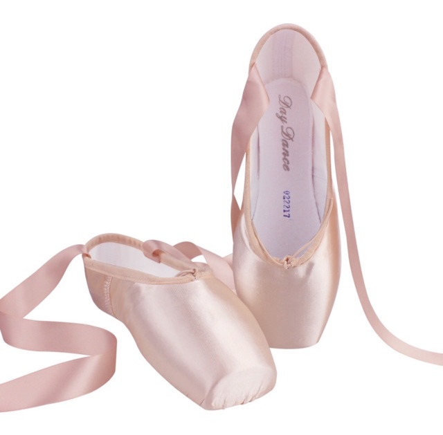 Giày múa ballet mũi cứng kèm lót silicon DayDance