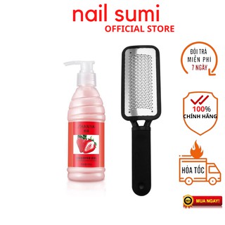 Cây chà gót chân + kem mềm da