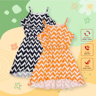 Váy Cho Nữ Tuổi Teen  - Váy Cotton Hai Dây Họa Tiết Kẻ 2 Màu 7 -15 Tuổi