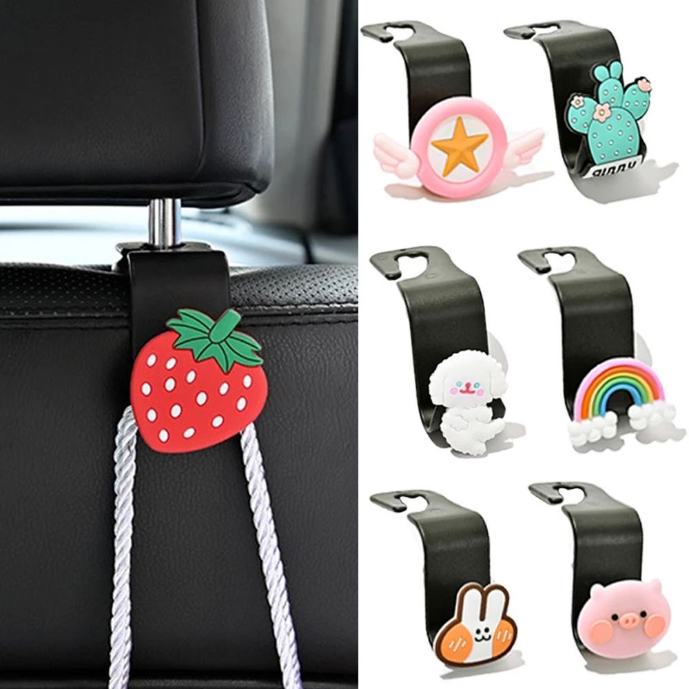 Lovely cartoon fruit car seat back hanger 7exU