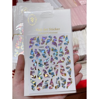 Sticker Lụa 5D dán móng