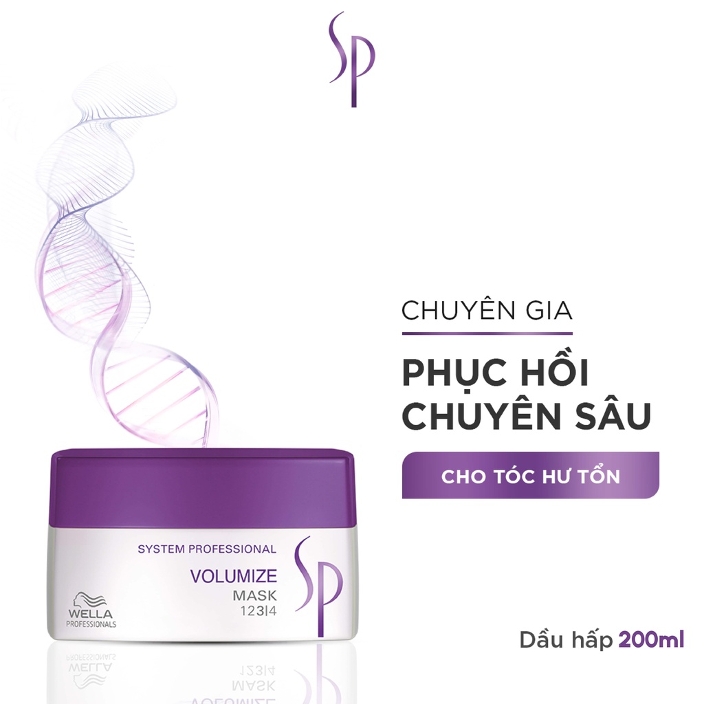 Dầu Hấp SP Volumize Mask Làm Tóc Phồng và Làm Tóc Mảnh Thêm Dày Khoẻ 200ml-400ml