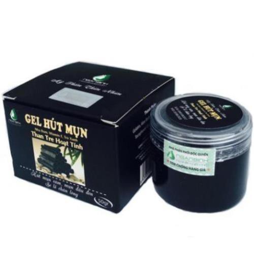 Gel Hút Mụn Cám Và Mụn Đầu Đen Chiết Xuất Than Tre Hoạt Tính Ngân Bình 50g . ' ' ^