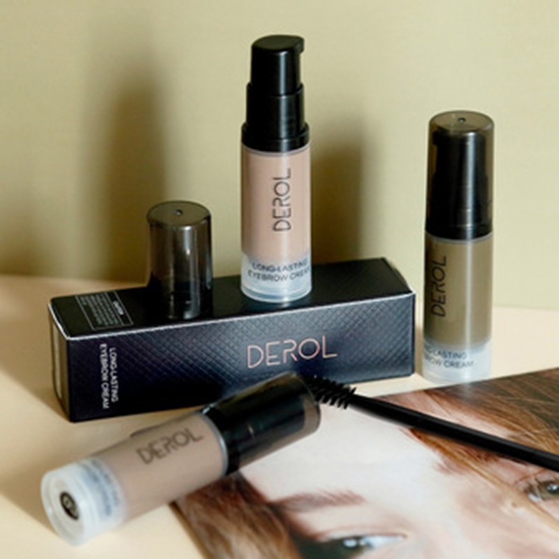 (Hàng Mới Về) Kem Nhuộm Lông Mày Derol Lâu Trôi Chống Thấm Nước Kèm Cọ 01 | BigBuy360 - bigbuy360.vn