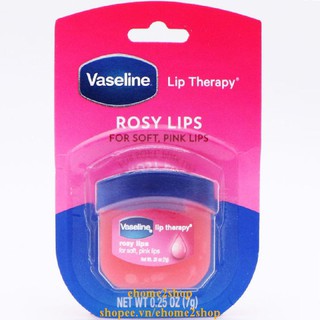 Sáp Dưỡng Môi 7g Vaseline Lip Therapy Rosy Lips Có Màu, shopee.vn/ehome2shop.