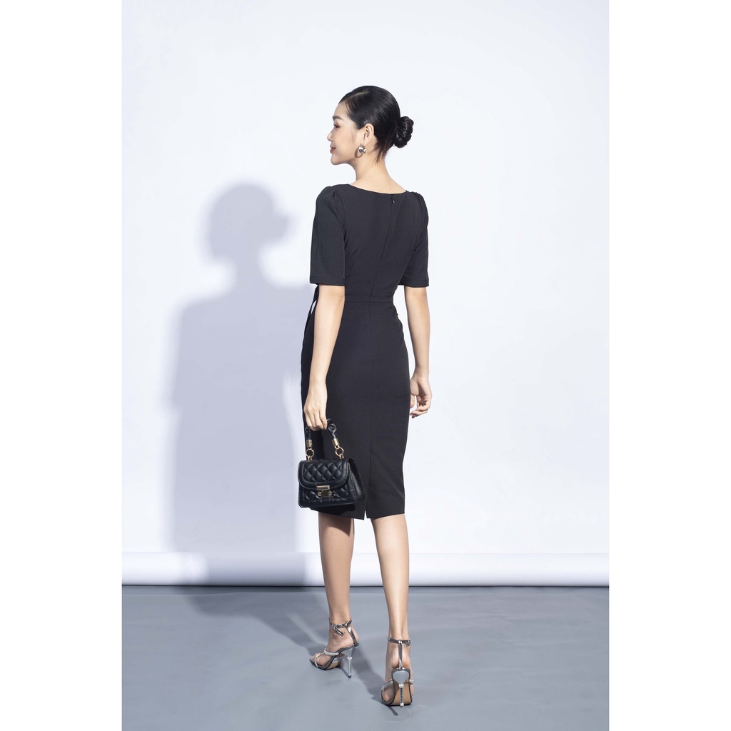 Đầm bút chì, cổ tròn MMOutfit M-DA080421216