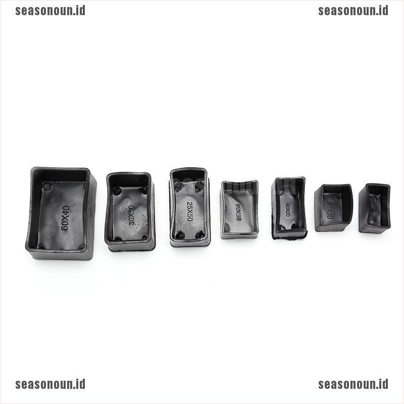 Set 8 nút bọc chân ghế bằng silicon hình chữ nhật