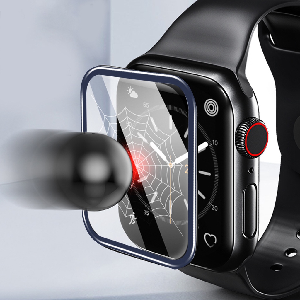 Kính Cường Lực 3d Hd Bảo Vệ Màn Hình Đồng Hồ Watch 5 6 Se Kích Thước 44mm 40mm 3 4 Iwatch 42mm