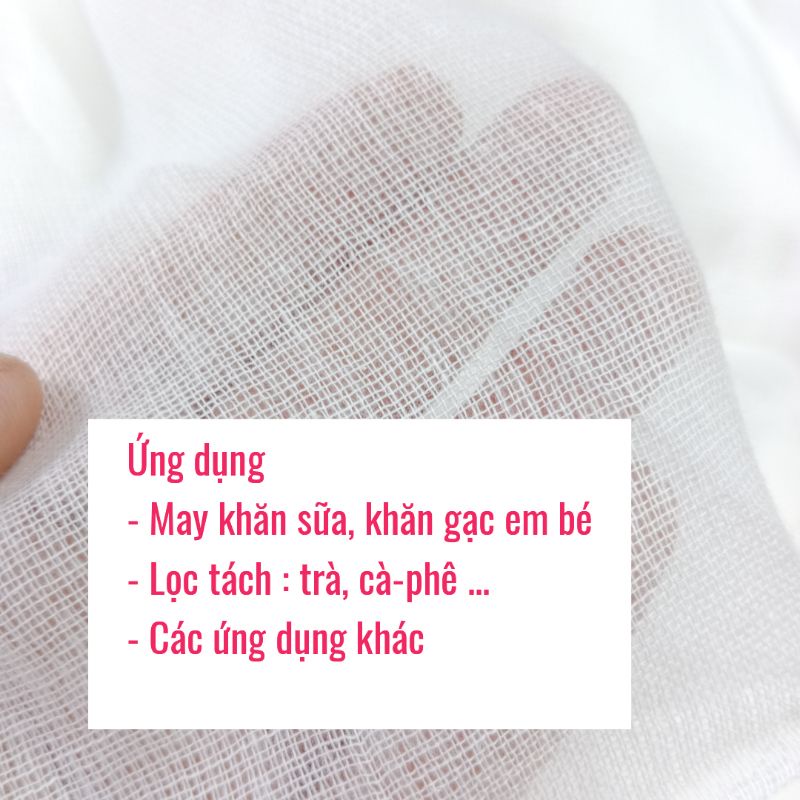 Vải Gạc Xô Cotton 100%