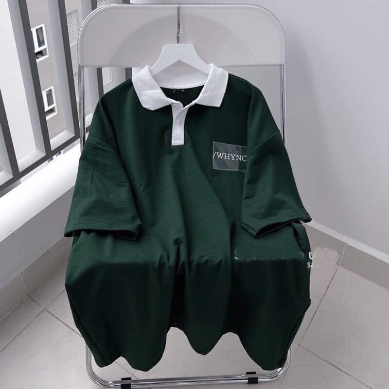 Áo Polo Why Not In Trước Sau BIGOMALL - Áo Phông Cổ Bẻ WNS Nam Nữ Unisex Chất Thun Cotton Cao Cấp