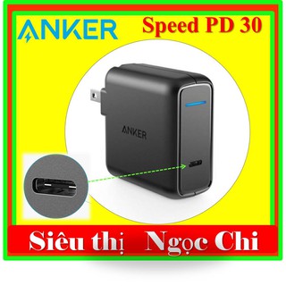 Củ sạc anker powerport speed pd 30w - a2014 usb-c chính hãng