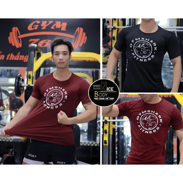Áo gymshark cho nam- áo thể thao nam