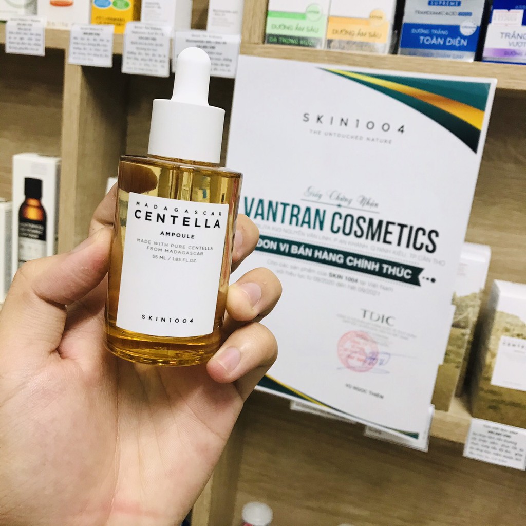 [ PHÂN PHỐI CHÍNH THỨC ] Tinh Chất Giảm Mụn, Viêm, Mờ Thâm, Làm Dịu Và Phục Hồi Da Skin1004 Madagascar Centella Ampoule