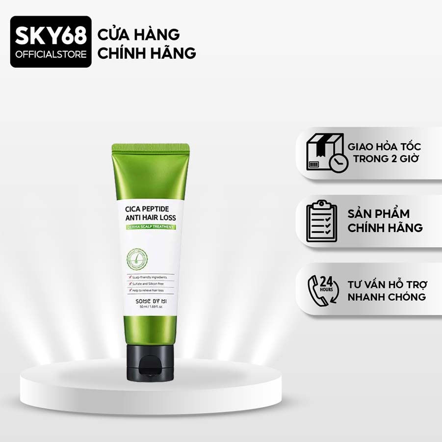 Dầu Xả ngăn ngừa rụng tóc Some By Mi Cica Peptide Anti-Hair Loss Derma Scalp TREATMENT 50ml