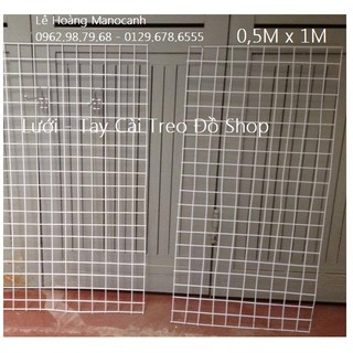 Combo 2 Lưới Nhỏ, 100 Tay Cài Sắt 10Cm TREO SHOP