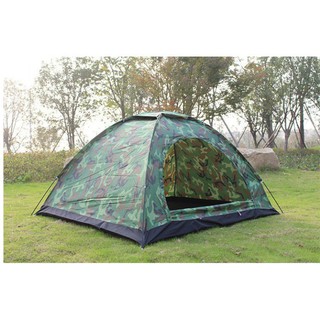Lều phượt cắm trại vải dù rằn ri , lều du lịch 2 lớp nhiều màu, picnic gia đình