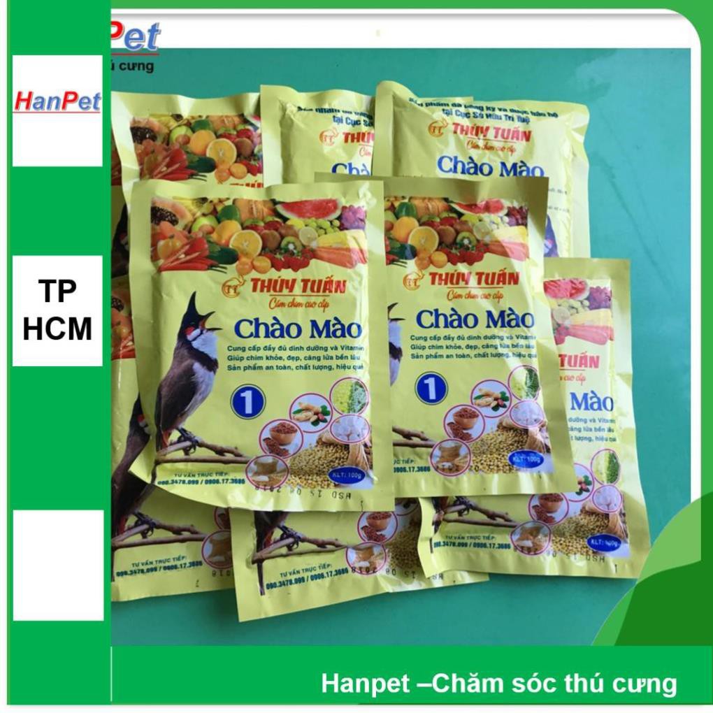 Hanpet.GV- Cám chim- thức ăn chim CHÀO MÀO Thúy Tuấn- (- 224)- cám dành cho chim cảnh