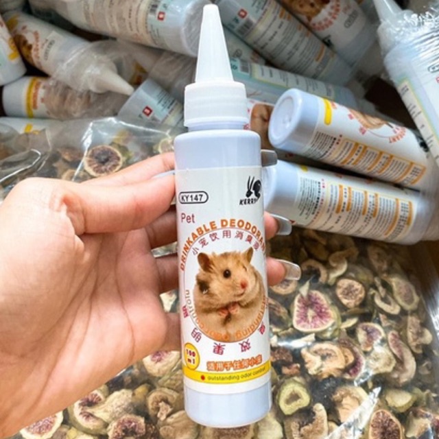 Dung dịch uống khử mùi hôi nước tiểu cho hamster, thỏ, bọ ú 100ml