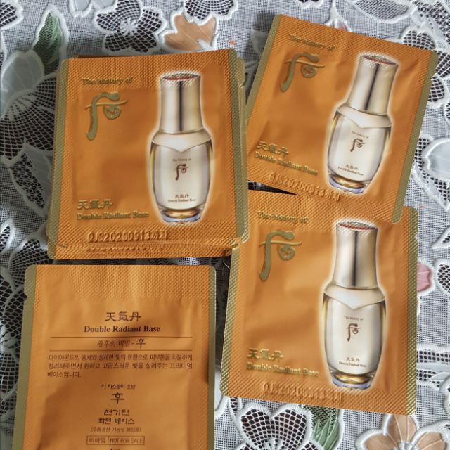 Kem lót tinh chất vàng 24k Double Radiant Base