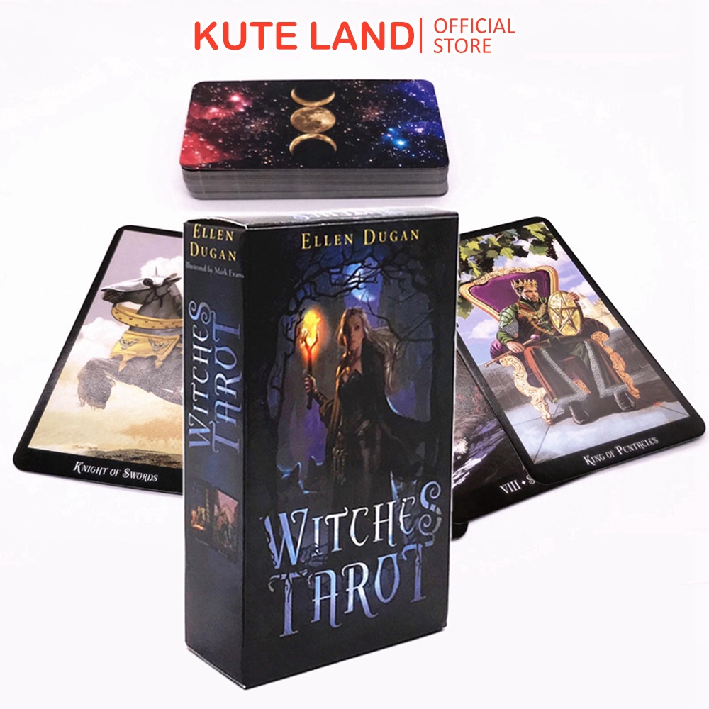 Bộ Bài Tarot Witches 78 Lá Bài Tặng Link Hướng Dẫn Tiếng Việt Và Đá Thanh Tẩy