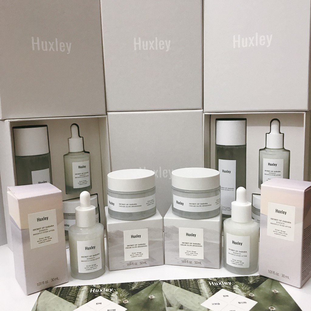 Set Dưỡng Da Huxley Chính Hãng Hàn Quốc Gồm Kem Dưỡng Huxley, Serum Huxley, Toner Huxley (có tách set)