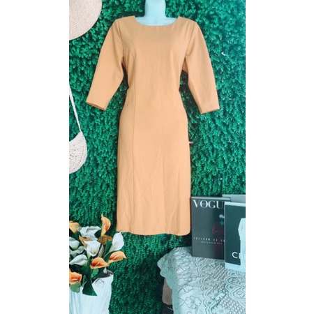 Thanh lý đầm body vàng dưới 55kg đẹp dễ thương