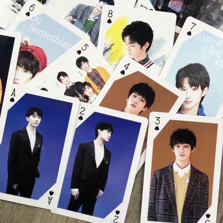 Bộ bài 52 lá in hình nhóm nhạc TNT